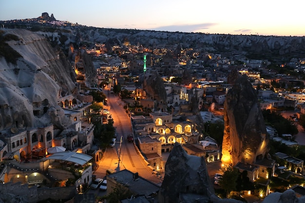 Cidade de Goreme na Capadócia