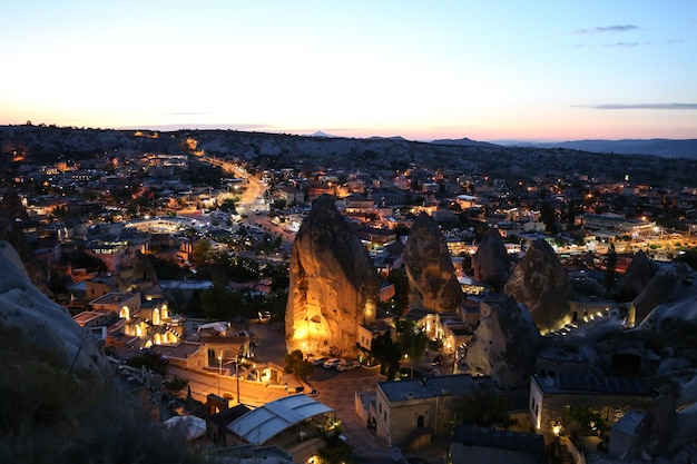 Cidade de Goreme na Capadócia