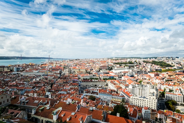 Cidade de Lisbone em Portugal