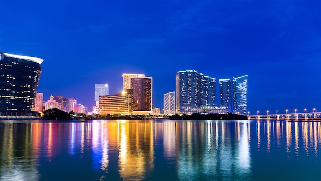 Cidade de Macau à noite