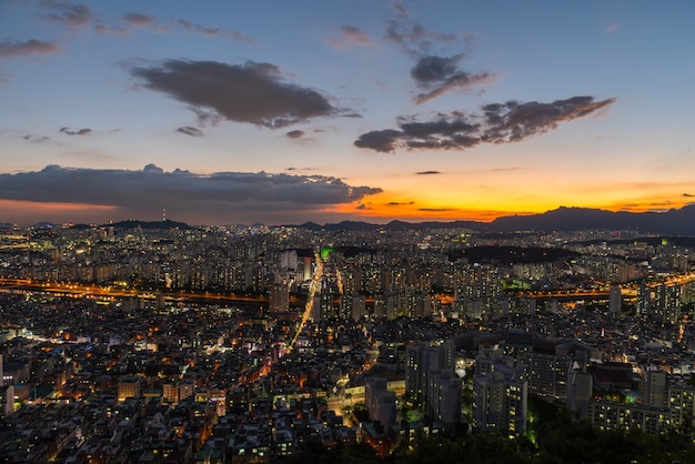 Cidade de seul na coreia do sul