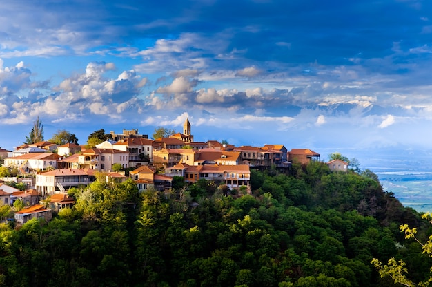 Cidade de Sighnaghi ou Signagi na Geórgia