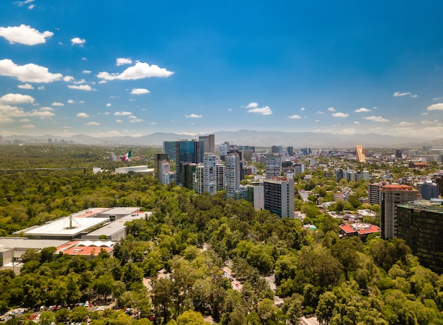 Cidade do méxico - horizonte de chapultepec