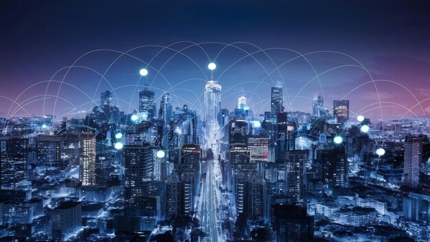 Cidade inteligente e rede de comunicações