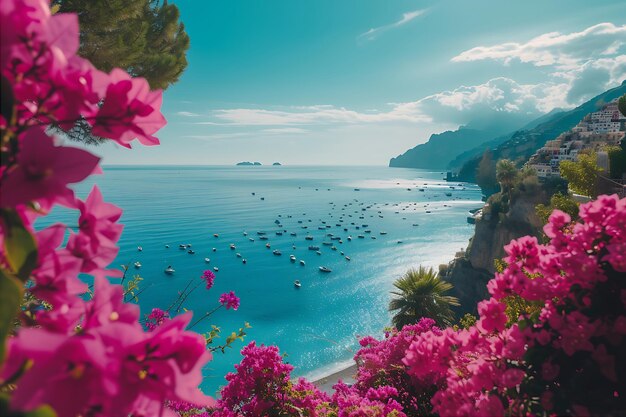 Foto cidade italiana de sea edge