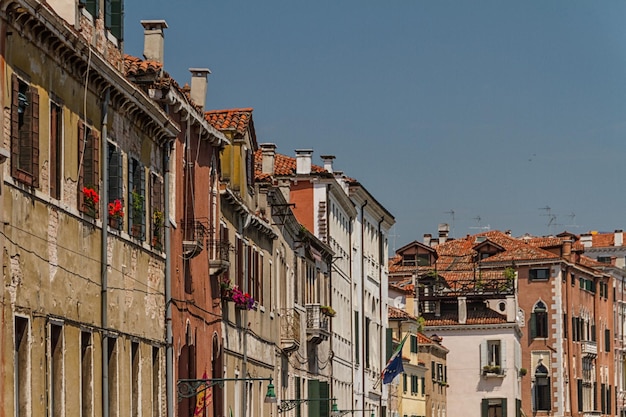 Cidade italiana única de Veneza