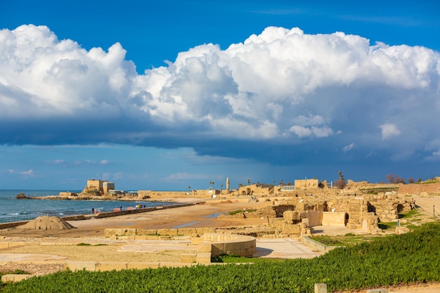 Cidade medieval feita de pedra Ponto turístico popular em Israel