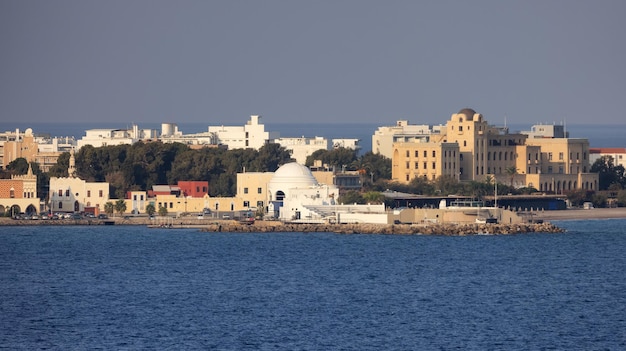 Cidade no Mar Mediterrâneo Rodes Grécia