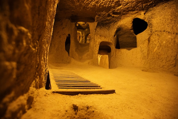 Cidade subterrânea de Kaymakli Nevsehir Turquia