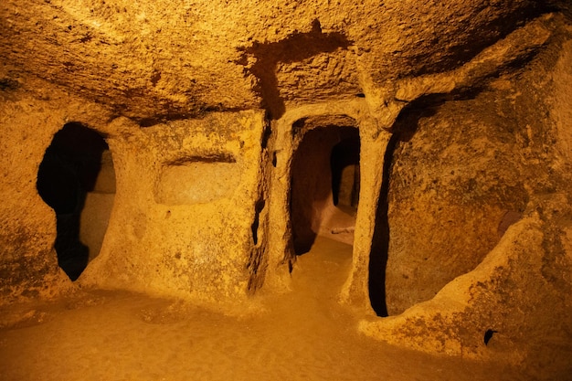 Cidade subterrânea de Kaymakli Nevsehir Turquia