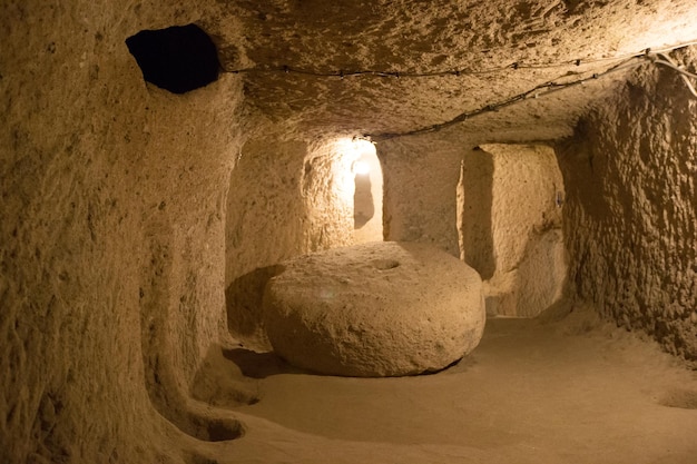 Cidade subterrânea de Kaymakli Nevsehir Turquia