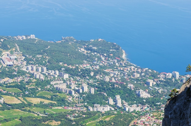 Cidade turística à beira-mar