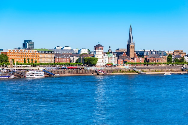 Cidade velha de Aldstadt em Dusseldorf