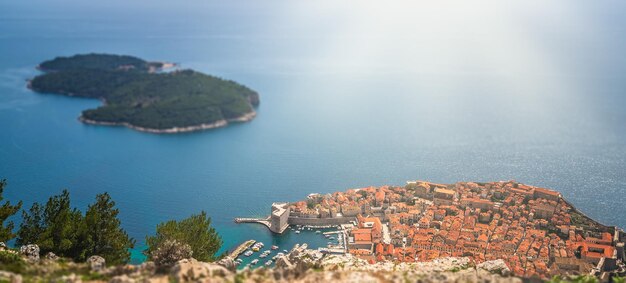 Cidade Velha de Dubrovnik vista de cima