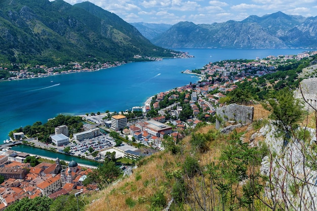 Cidade Velha de Kotor em Montenegro