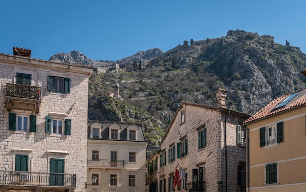 Cidade Velha de Kotor em Montenegro