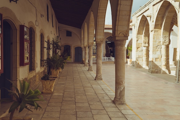 Foto cidade velha de larnaka, chipre