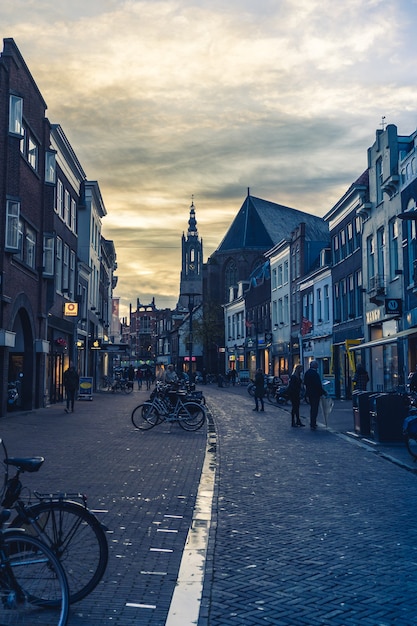 Cidade velha na cidade de Amersfoort na Holanda