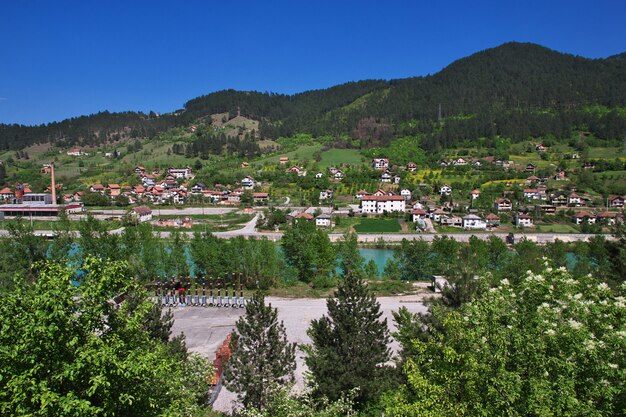 Cidade Visegrad na Bósnia e Herzegovina