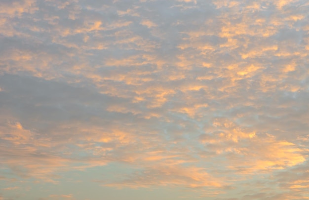 Cielo al atardecer