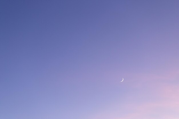 Cielo del atardecer con nubes rosas y grises