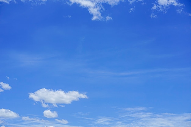 Foto cielo azul claro en verano