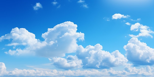 cielo azul con fondo de nubes blancas nube blanca con fondo de cielo azul