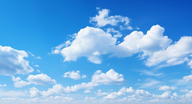 cielo azul con fondo de nubes blancas nube blanca con fondo de cielo azul