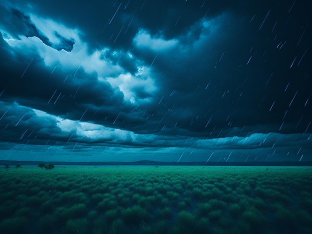 cielo azul con fondo de nubes