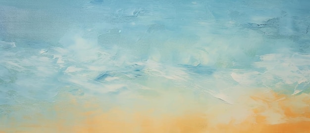 Cielo azul Hielo con grietas Textura de nieve pintura al óleo pinceladas acrílicas