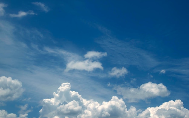 cielo azul nubes blancas naturaleza