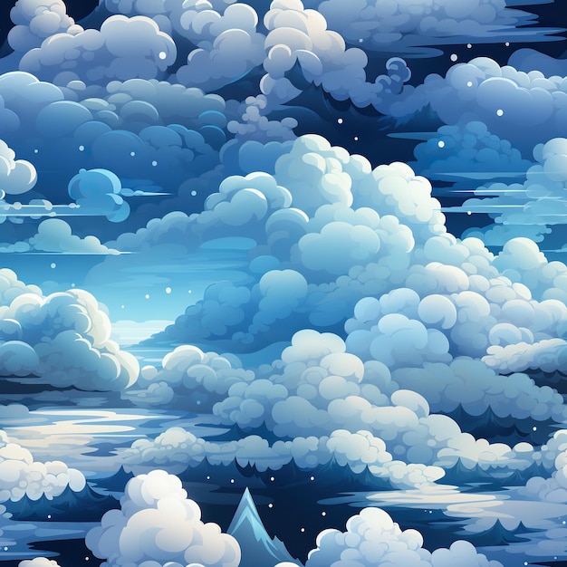 Foto cielo azul y nubes cielos serenos un cielo nublado ilustración nubes en el cielo