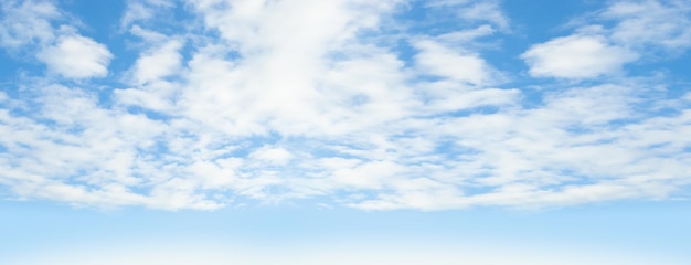 Cielo azul con nubes hinchadas Cielo nube fondo claro