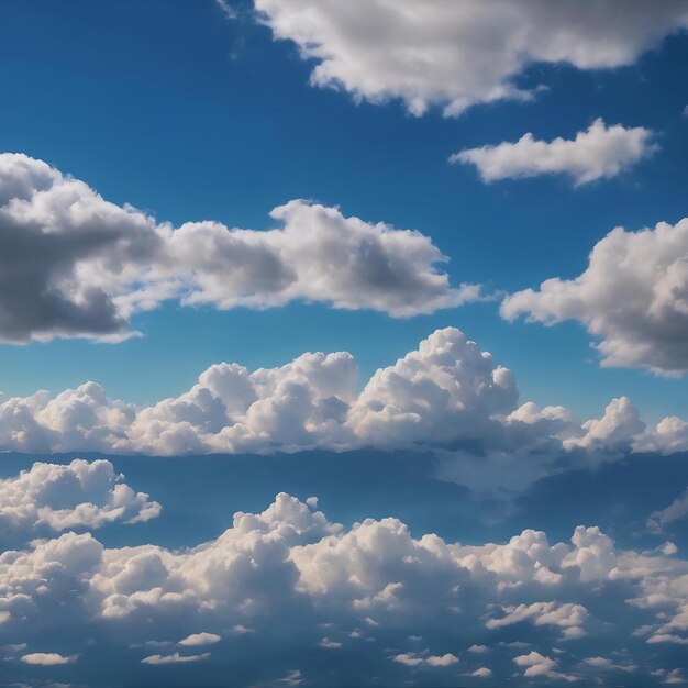 Cielo azul con nubes