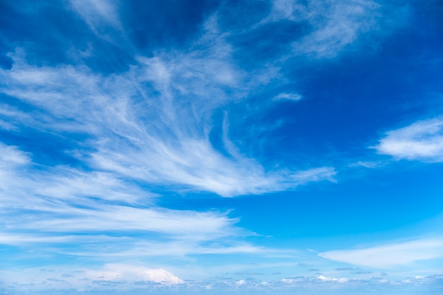 Cielo azul con nubes