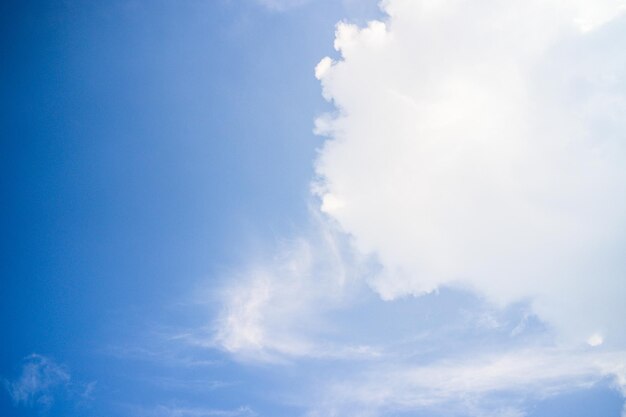 Cielo azul con nubes