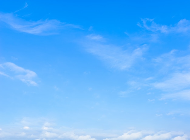 Cielo azul con nubes