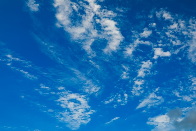 Cielo azul con nubes