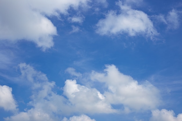 Cielo azul con nubes