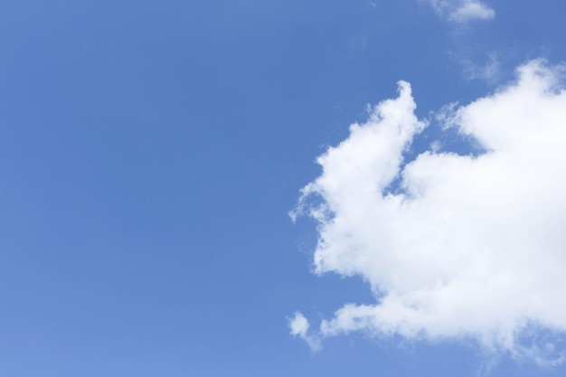 Cielo azul con nubes