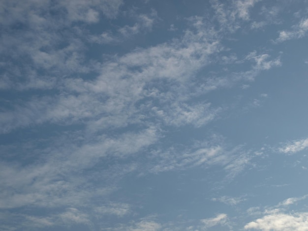 cielo azul con nubes