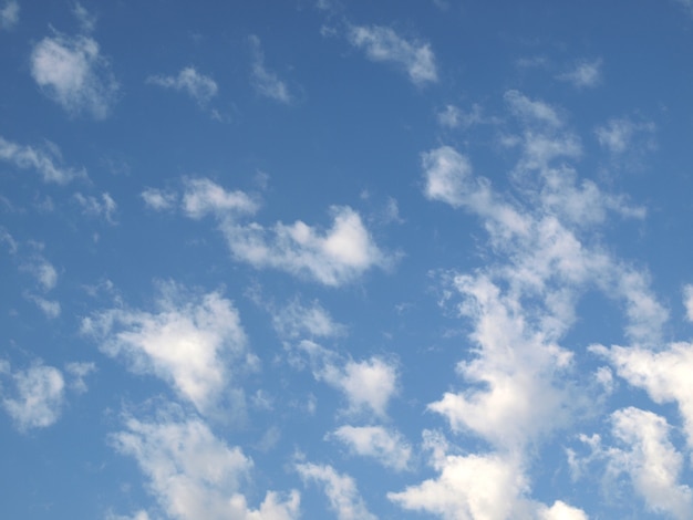 Cielo azul con nubes