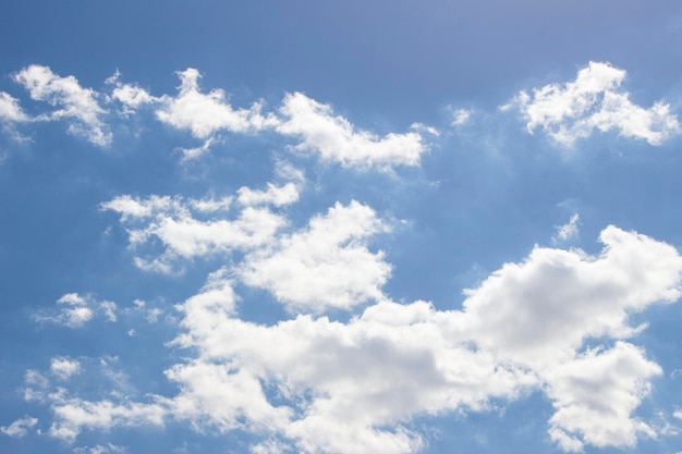 cielo azul y nubes