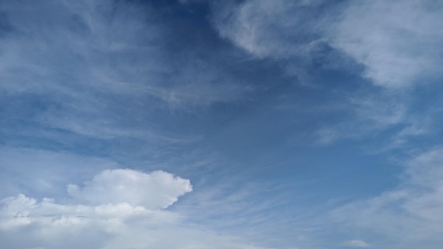 Cielo azul con nubes