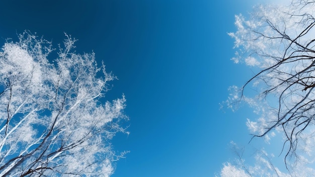 Cielo azul con nubes