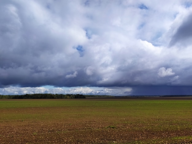 Cielo azul con nubes