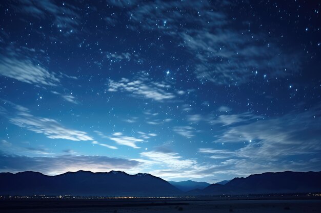 Foto cielo azul con nubes