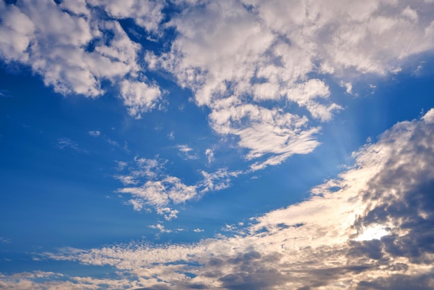 Cielo azul perfecto para el fondo.