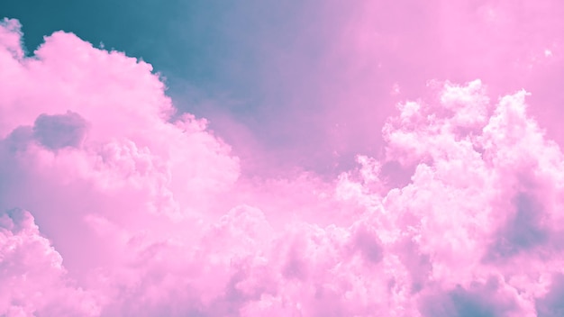 cielo azul y rosa pastel hermoso fondo romántico fondo de ensueño