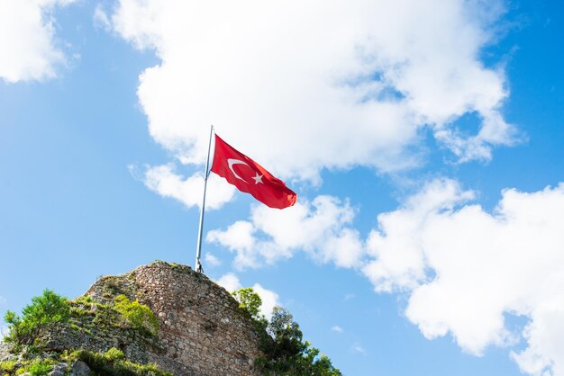 Cielo de la bandera de Turquía